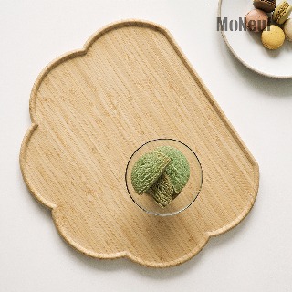모네프 Bamboo 우드 트레이 대나무 원목 쟁반 양면 사용